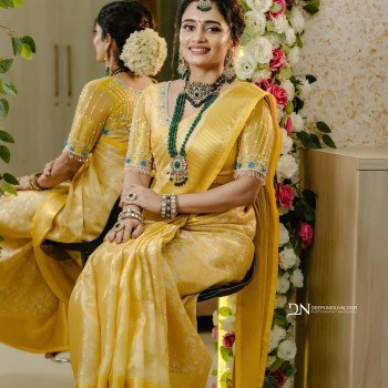 Premium quality semi tissue silk sarees