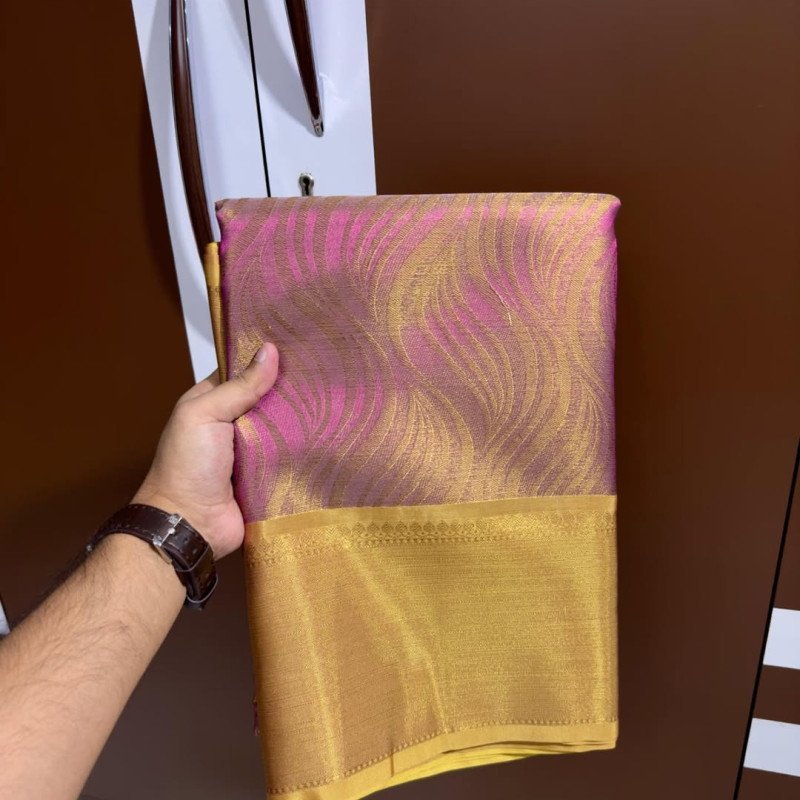 Premium quality semi tissue silk sarees