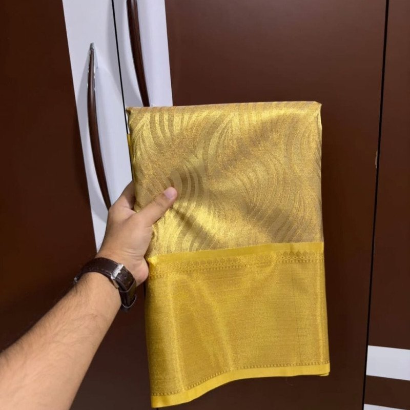 Premium quality semi tissue silk sarees