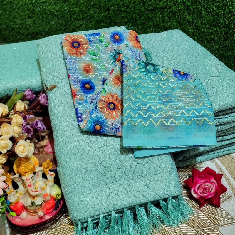 Trending Net Fancy Sarees